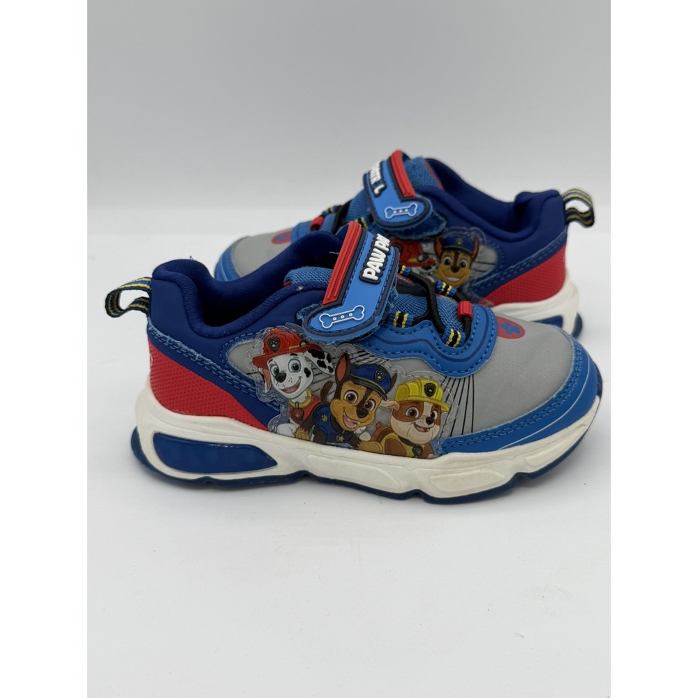 Nickelodeon Kids Paw Patrol Light Up Sneakers Size 8